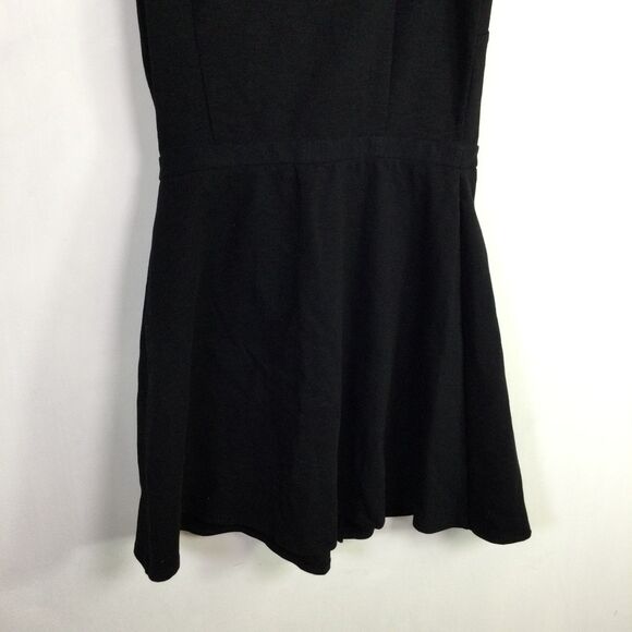 J. Crew Womens Ponte Faux Wrap Dress Tie Waist Sleeveless Black Size S L2357 NWT - Picture 14 of 16